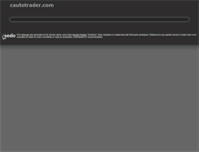 Tablet Screenshot of cautotrader.com